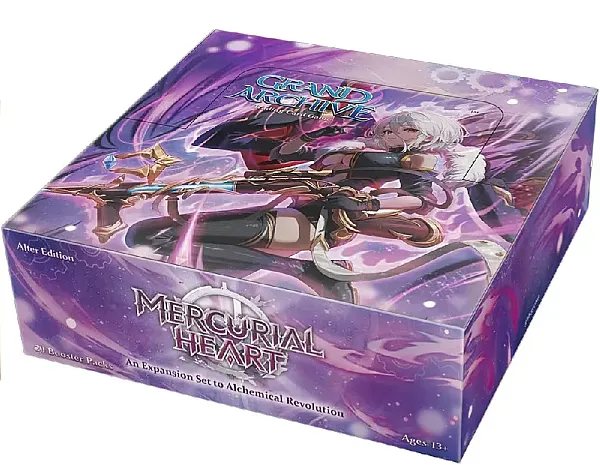 GRAND ARCHIVE TCG: MERCURIAL HEART (ALTER EDITION) BOOSTER DISPLAY (24 BOOSTERS) - EN